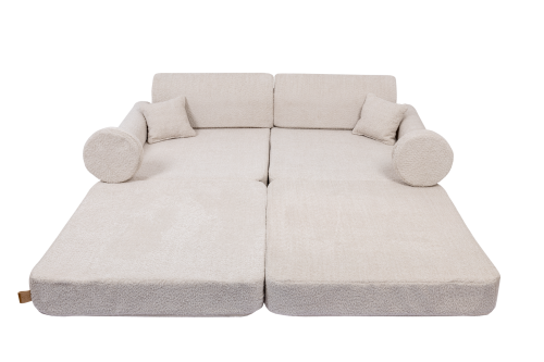 Sofa Premium Boucle Champagne Ecru