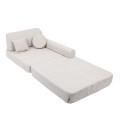Sofa Premium Boucle Champagne Ecru