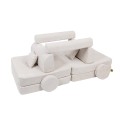 Sofa Premium Boucle Champagne Ecru