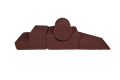 Bearly Shape Set 4-elementowy Brązowy