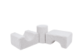 Bearly Shape Set 3-elementowy Biały