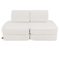 Bearly Sofa Basic – Modułowa Sofa Dla Dzieci | 4 Elementy Kolor kremowy
