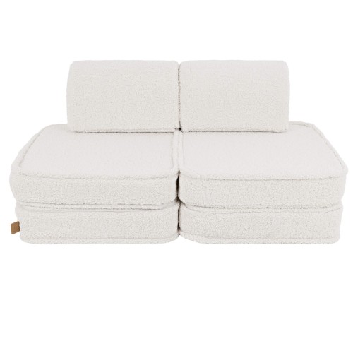 Bearly Sofa Basic – Modułowa Sofa Dla Dzieci | 4 Elementy Kolor kremowy