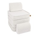 Bearly Sofa Basic – Modułowa Sofa Dla Dzieci | 4 Elementy Kolor kremowy