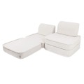 Bearly Sofa Basic – Modułowa Sofa Dla Dzieci | 4 Elementy Kolor kremowy