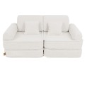 Bearly Sofa Plus – Modułowa Sofa Dla Dzieci | 10 Elementów Kolor kremowy