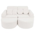 Bearly Sofa Max – Modułowa Sofa Dla Dzieci | 12 Elementów Kolor kremowy