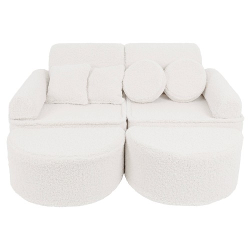 Bearly Sofa Max – Modułowa Sofa Dla Dzieci | 12 Elementów Kolor kremowy