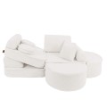 Bearly Sofa Max – Modułowa Sofa Dla Dzieci | 12 Elementów Kolor kremowy