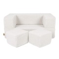 Bearly Cube Sofa Kremowa