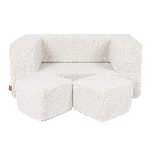 Bearly Cube Sofa Kremowa