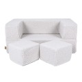 Bearly Cube Sofa Biała