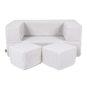 Bearly Cube Sofa Biała