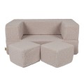 Bearly Cube Sofa Jasnoszara