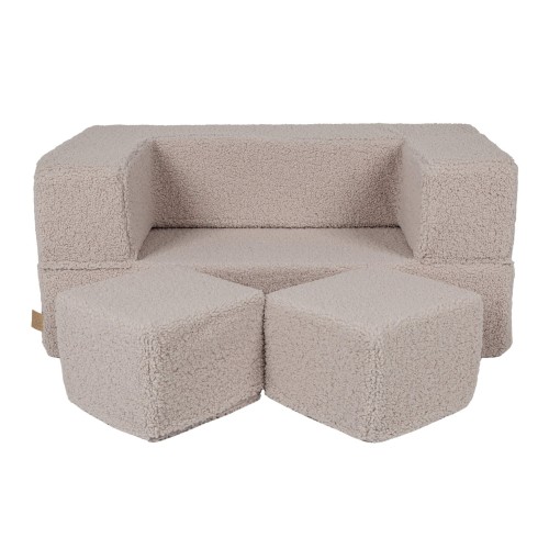 Bearly Cube Sofa Jasnoszara