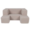 Bearly Cube Sofa Jasnoszara