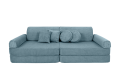 Slimcord Sztruksowa Sofa Dziecięca Premium Turkusowa