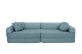 Slimcord Sztruksowa Sofa Dziecięca Premium Turkusowa