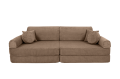 Slimcord Sztruksowa Sofa Dziecięca Premium Brązowa