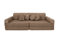 Slimcord Sztruksowa Sofa Dziecięca Premium Brązowa