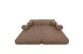 Slimcord Sztruksowa Sofa Dziecięca Premium Brązowa