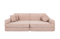 Slimcord Sztruksowa Sofa Dziecięca Premium Różowa