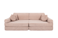 Slimcord Sztruksowa Sofa Dziecięca Premium Różowa