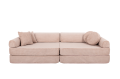 Slimcord Sztruksowa Sofa Dziecięca Premium Różowa