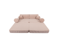 Slimcord Sztruksowa Sofa Dziecięca Premium Różowa