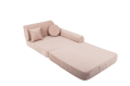Slimcord Sztruksowa Sofa Dziecięca Premium Różowa