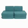 Sofa Modułowa dla Dziecka Basic - 4 Elementy | Aesthetic Turkusowy