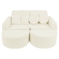 Bearly Sofa Max – Modułowa Sofa Dla Dzieci | 12 Elementów Kolor kremowy