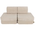 Sofa Modułowa dla Dziecka Basic - 4 Elementy | Slimcord Beżowy