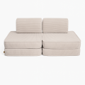 Sofa Modułowa dla Dziecka Basic - 4 Elementy | Aesthetic Ecru