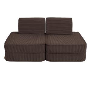 Sofa Modułowa dla Dziecka Basic - 4 Elementy | Aesthetic Brązowy