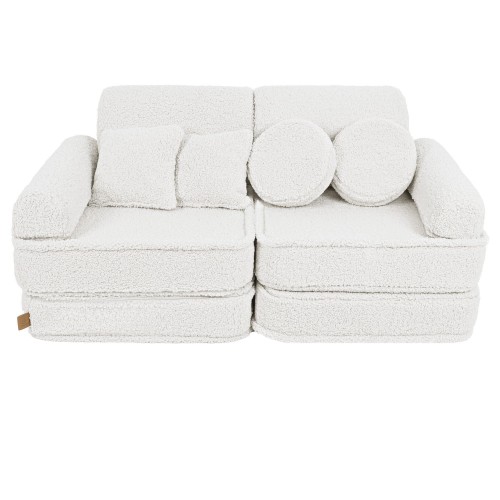 Bearly Sofa Plus – Modułowa Sofa Dla Dzieci | 10 Elementów Kolor brudna-biel