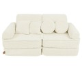 Bearly Sofa Plus – Modułowa Sofa Dla Dzieci | 10 Elementów Kolor kremowy