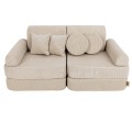 Sofa Modułowa dla Dziecka Plus - 10 Elementów | Slimcord Beżowy