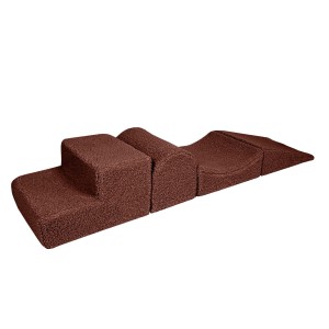 Bearly - Piankowy Plac Zabaw dla Dzieci | 4 Elementy Kolor ciemny-braz