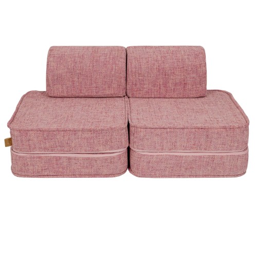 Tangle Sofa Basic – Modułowa Sofa Dla Dzieci | 4 Elementy Kolor bubblegum-pink