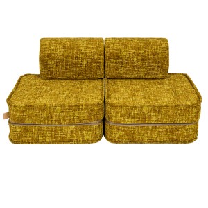 Tangle Sofa Basic – Modułowa Sofa Dla Dzieci | 4 Elementy Kolor honey-mustard