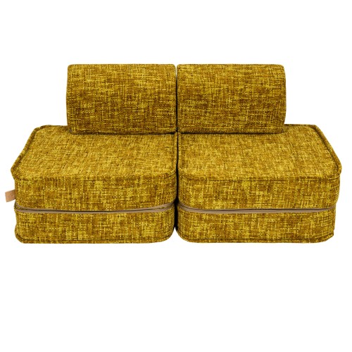Tangle Sofa Basic – Modułowa Sofa Dla Dzieci | 4 Elementy Kolor honey-mustard