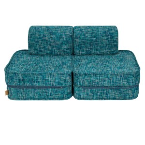 Tangle Sofa Basic – Modułowa Sofa Dla Dzieci | 4 Elementy Kolor lagoon-blue