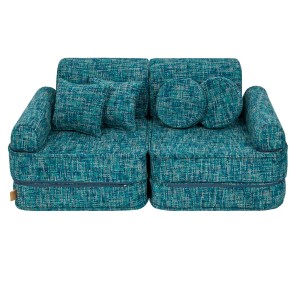 Tangle Sofa Plus – Modułowa Sofa Dla Dzieci | 10 Elementów Kolor lagoon-blue