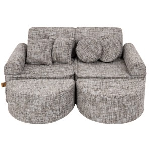 Tangle Sofa Max – Modułowa Sofa Dla Dzieci | 12 Elementów Kolor moon-grey
