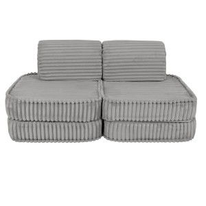 Churros Sofa Basic – Modułowa Sofa Dla Dzieci | 4 Elementy Color moon-dust-grey