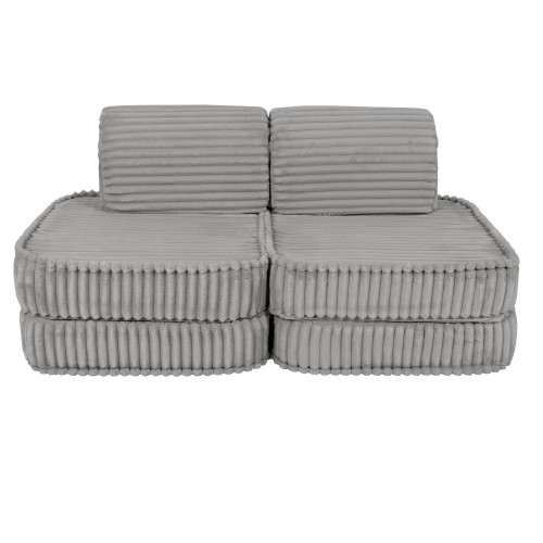 Churros Sofa Basic – Modułowa Sofa Dla Dzieci | 4 Elementy Color moon-dust-grey
