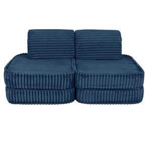 Churros Sofa Basic – Modułowa Sofa Dla Dzieci | 4 Elementy Color midnight-blue