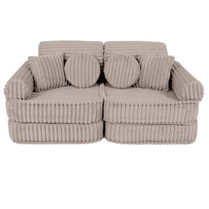 Churros Sofa Plus – Modułowa Sofa Dla Dzieci | 10 Elementów Color pebble-beige