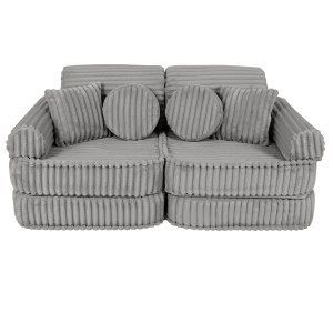 Churros Sofa Plus – Modułowa Sofa Dla Dzieci | 10 Elementów Color moon-dust-grey